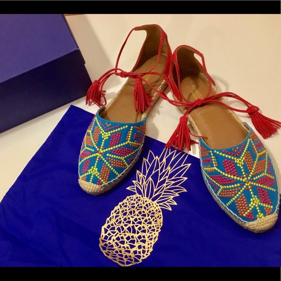 Aquazzura Palm Springs Tassel Espadrilles. - Picture 3 of 8